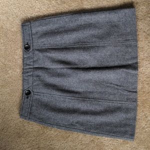 Loft Light Gray Skirt